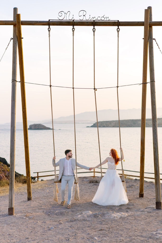 Wedding session in Spain, golden hour, BLUELENS Photo