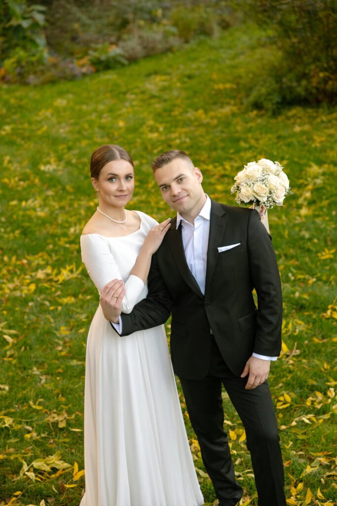 Sesja slubna w jesiennym plenerze