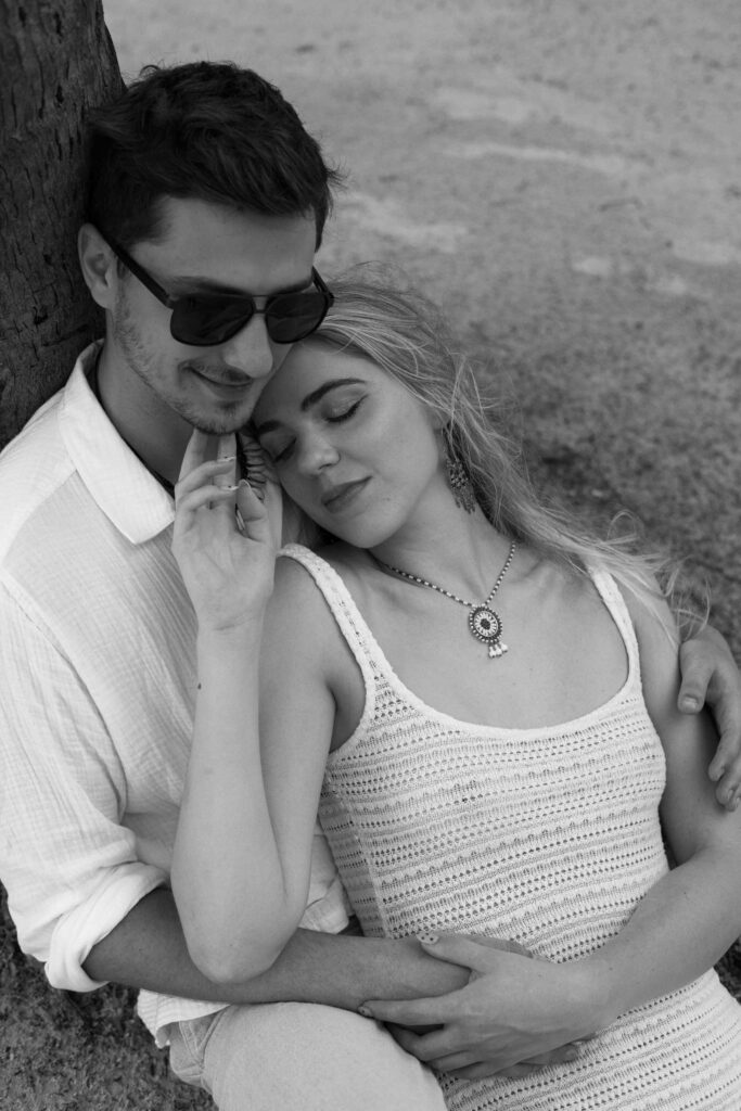 Couple session on the beach in Zanzibar
