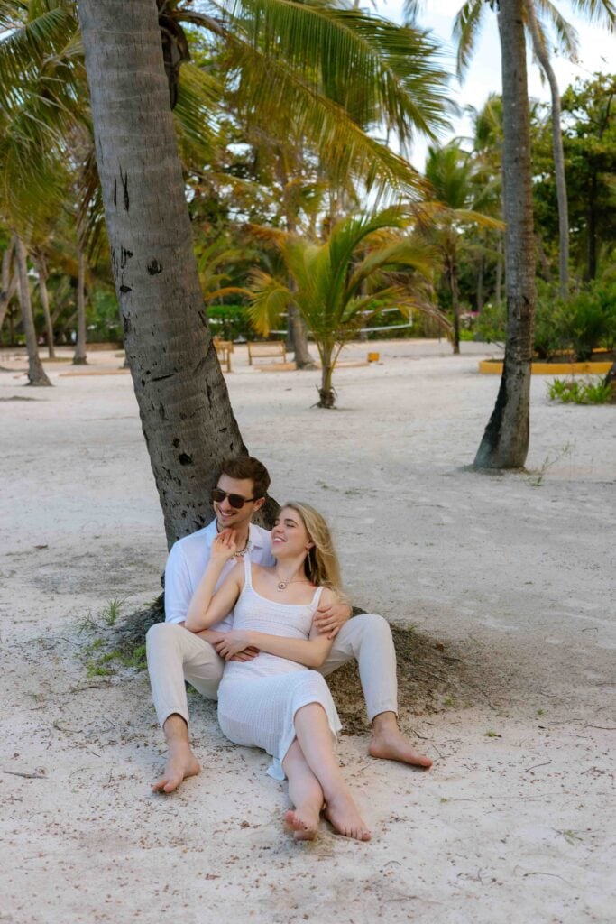 Couple session on the beach in Zanzibar