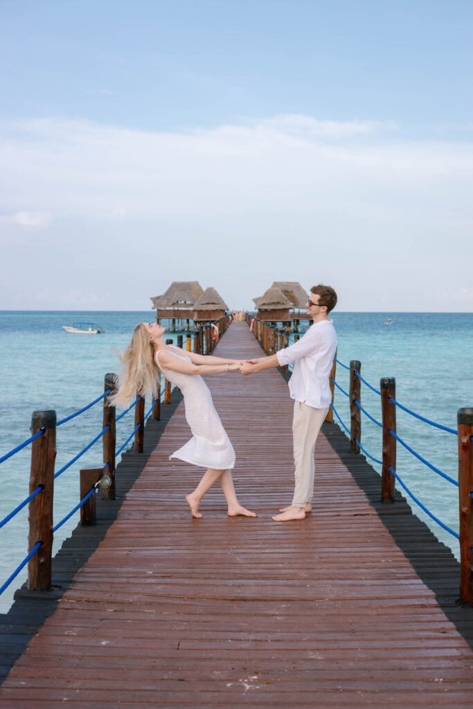 Couple session on the beach in Zanzibar in Dongwe Club Vacanze
