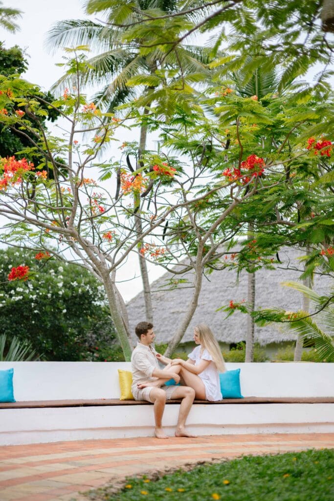 Tropical Couple session in Zanzibar in Dongwe Club Vacanze