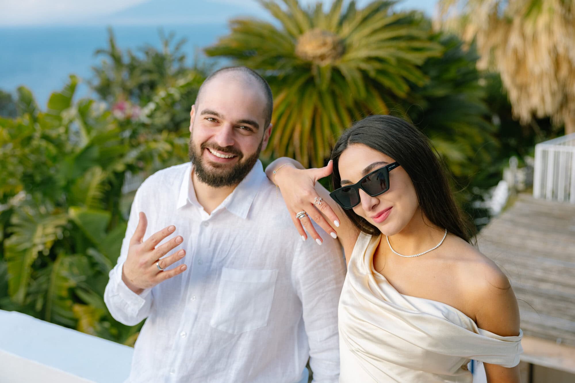 Engagement party in Capri Villa Bluelens photo