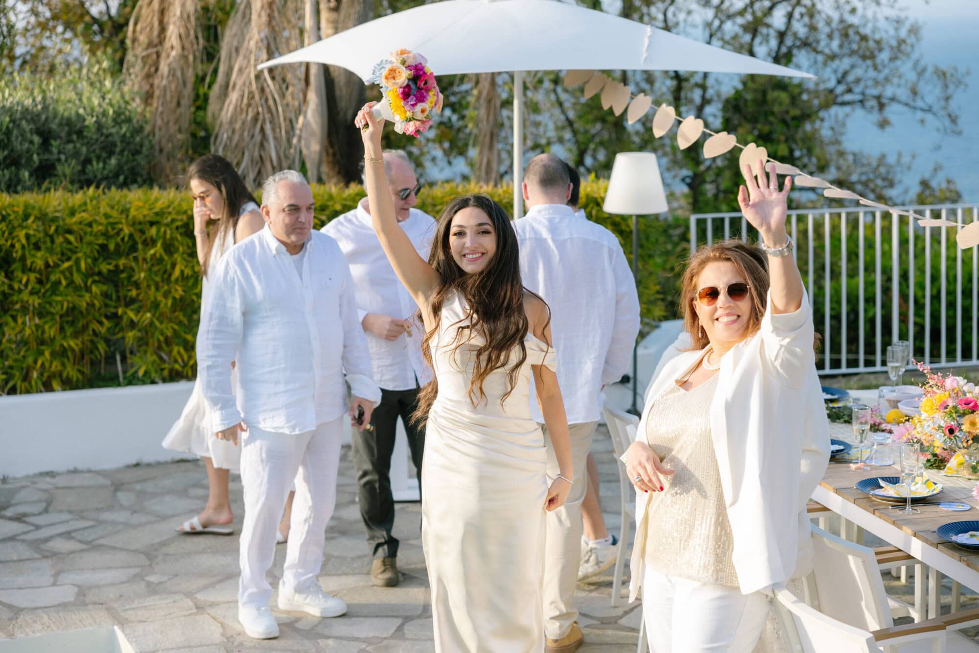 Engagement party in Capri Villa Bluelens photo