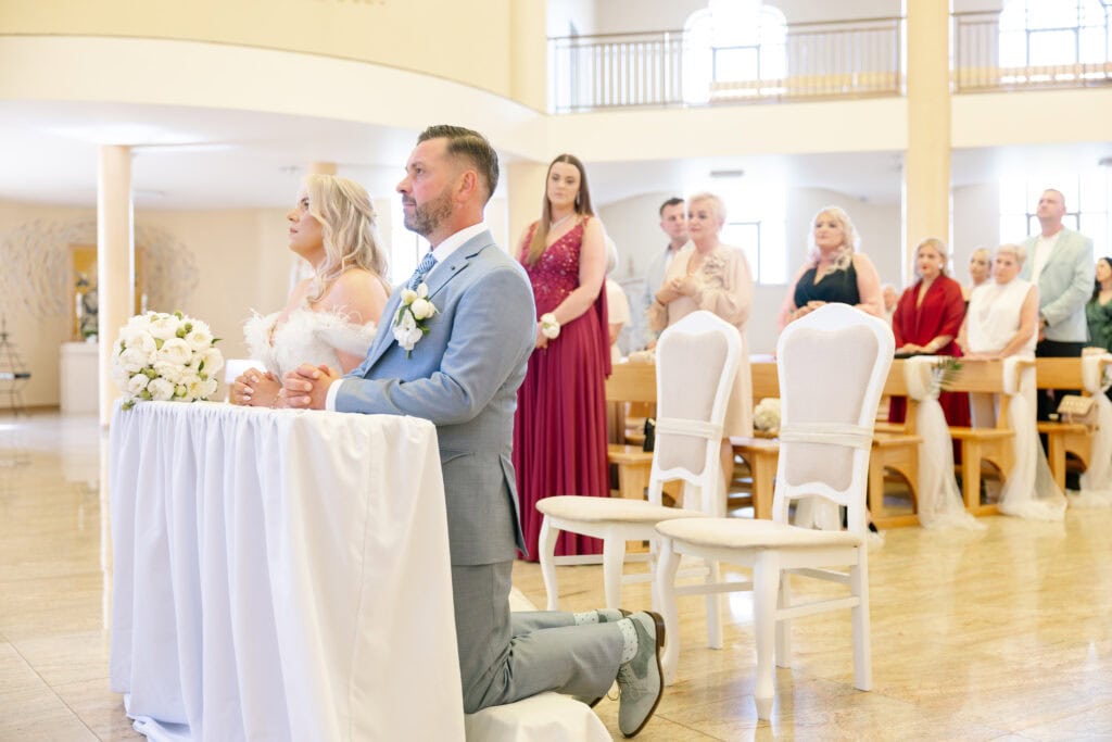 Wedding in church in Poland