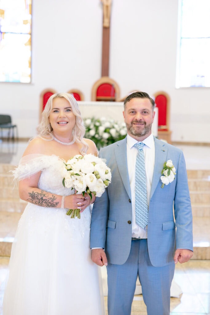 Wedding in church in Poland