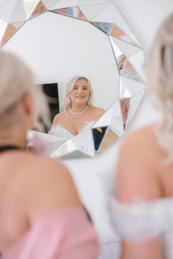 Wedding preparation bride