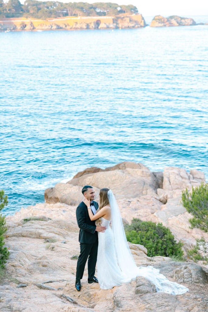 Wedding session costa brava luxury wedding photographer Spain