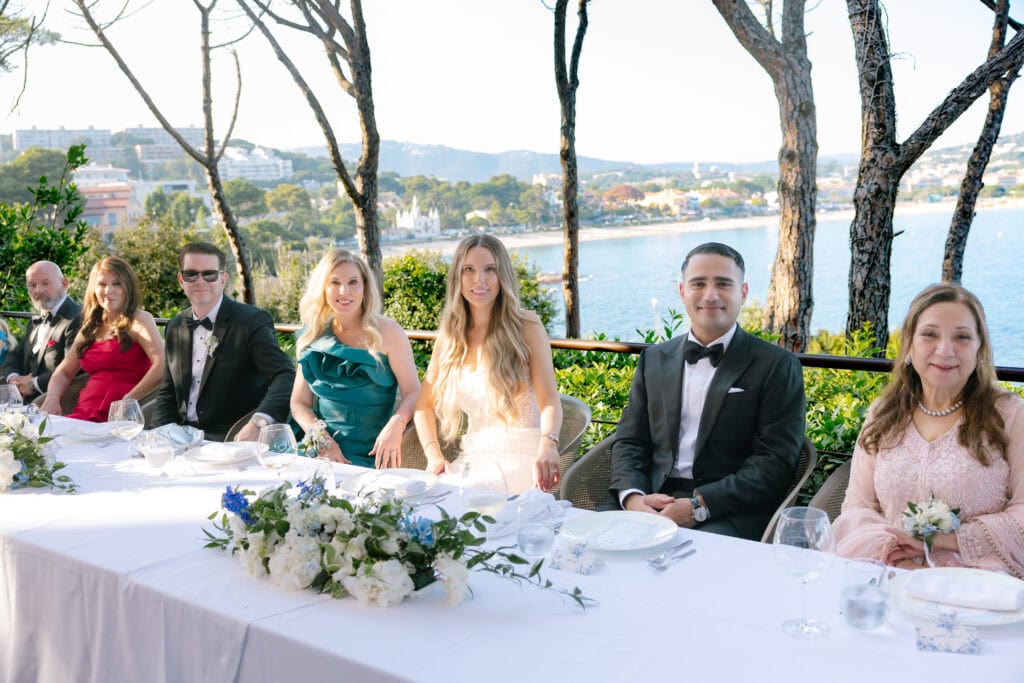 American Wedding at luxury hotel spain editorial wedding photographer