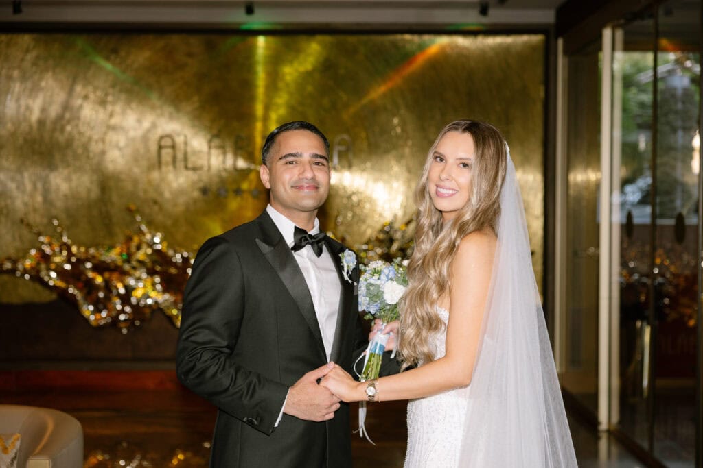 American Wedding ceremony at luxury hotel spain editorial wedding photographer
