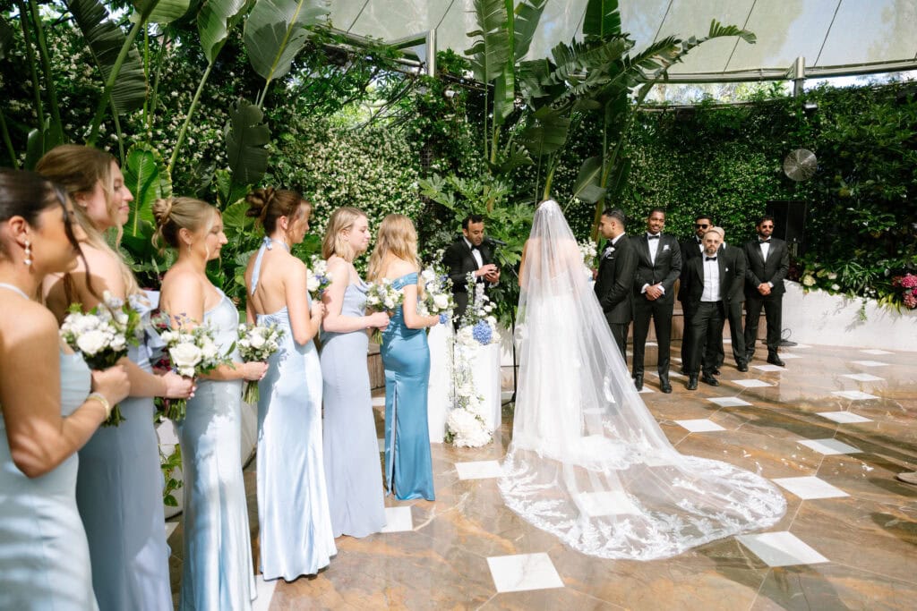 American Wedding ceremony at Alabriga hotel spain editorial wedding photographer